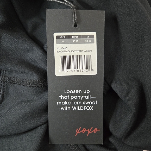 🔥FINAL💲⬇️Wildfox Women's Black Leggings, Size M ~ NWT - Picture 10 of 10